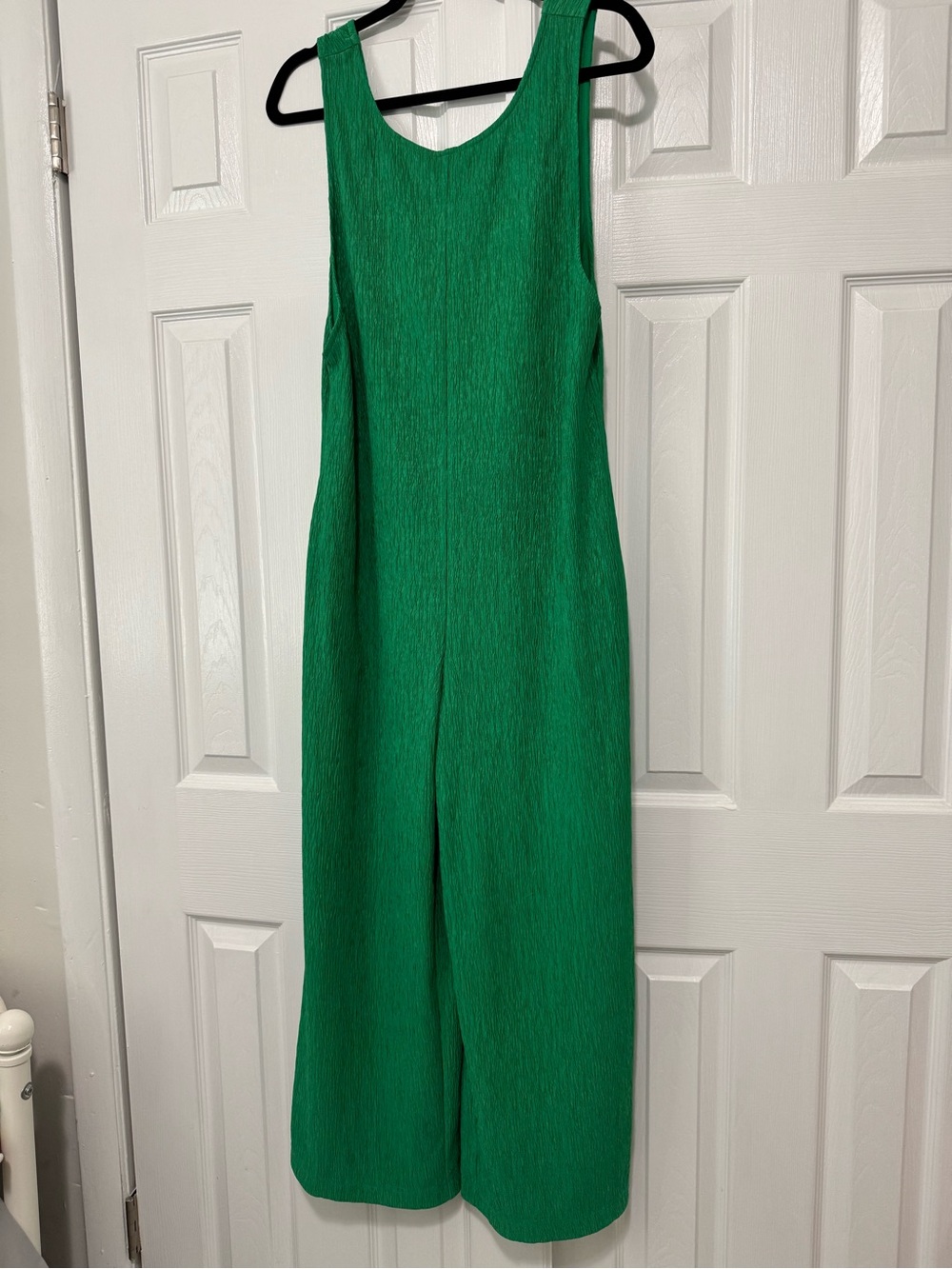 JODIFL Green Sleeveless Wide-Leg Jumpsuit